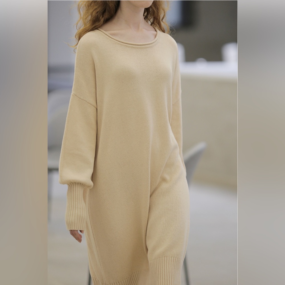 NWOT | Long-sleeve Sweater Dress | Independent Designer | S
